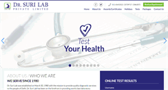 Desktop Screenshot of drsurilab.com